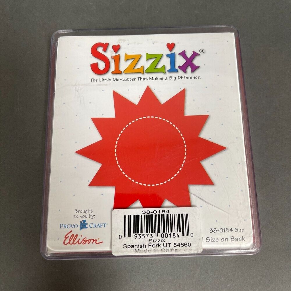 Sizzix Originals Die‎ Cuts 38-0148 Sun by Provo Craft Ellison